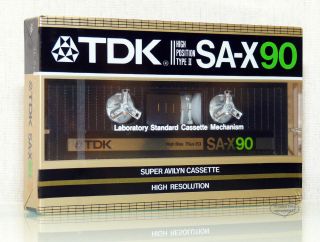 TDK SA X 90 aus 1984 Typ II audio Kassetten MC tapes cassette SA X NEW