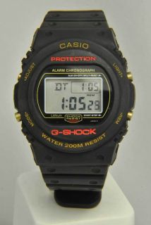 Mens Vintage Casio G Shock Gold DW 5700 691 module watch