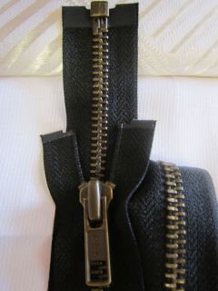 Jacken Reißverschluß Farbe  Schwarz von YKK 70 cm ( 701