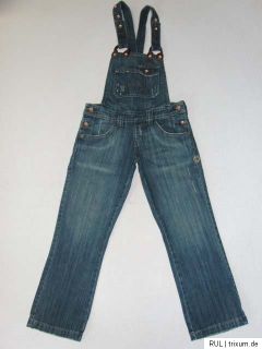 Kenvelo Jeans capri  Latzhose W27 dunkelblau