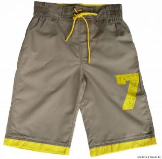 NEU Lumberman Badeshorts Bermuda Shorts Hose Micro Faser braun 128