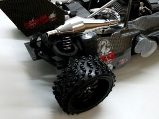 Auspuff Tuning + 10% Carbon Fighter CEN Buggy MCD