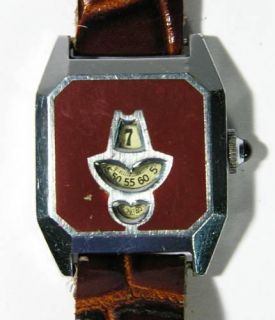 Mechanische Armbanduhr Digital Ankerwerk 15 Steine Swiss Made 1930