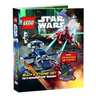 LEGO Star Wars Buch & Steine Set für 8 einmalige Modelle *Neu