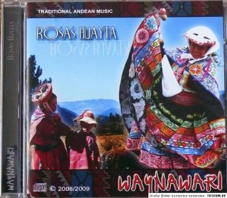 CD Waynawari  ROSAS HUAYTA, traditionelle Anden Musik, Peru Bolivien