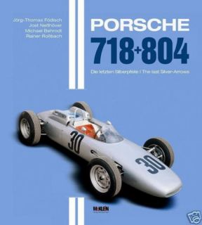 Porsche 718 + 804 (Formel Formula F 1 2 Hill Moss Mezger Linge) Buch