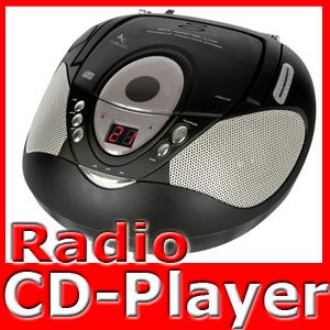 Tragbarer Stereo CD Player Radio Boombox Musik Anlage