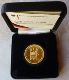 BRD   100 Euro Gold   Münze   Quedlinburg 2003   G