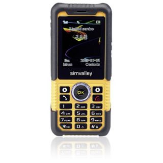 simvalley MOBILE XT 710 V.2 schwarz gelb Outdoor Handy NEU