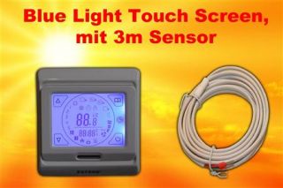 anschlusskabel 3 m digitaler unterputzthermostat touch screen e91 716