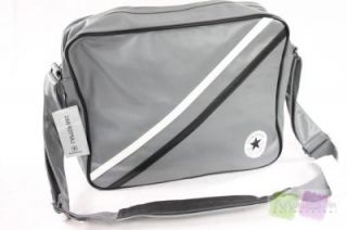 Converse CT Patch Stripe Shoulder Bag, Laptop Umhängetasche 40x16x30