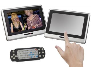 23 cm LCD TFT MONITOR KOPFSTUTZE DVD Player USB SD Card Reader Auto