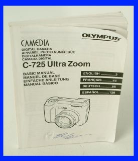 Bedienungsanleitung Olympus Camedia C 725 Ultra Zoom