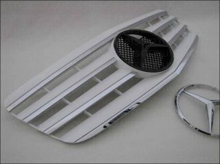 MERCEDES BENZ W211 E KÜHLERGRILL GRILL IN WEISS CHROM