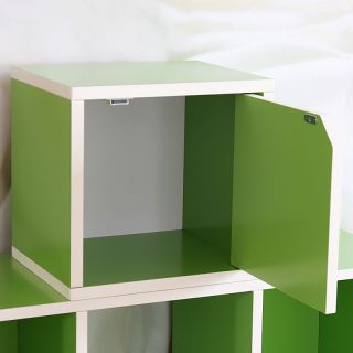 Ware Modul Würfelregal Standregal M73, 33x34x29 cm ~ grün