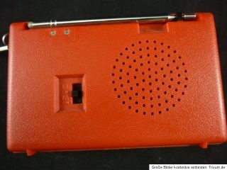 Grundig Mini Boy 300 rot Radio Transistorradio 1974 original Anleitung