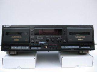 Sony Stereo Doppel Tapedeck Cassetten Deck TC WE 735S Dolby S
