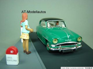 Simca Aronde PKW Modell im Diorama mit Figuren IXO 143 Neu in OVP