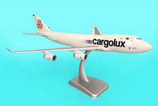 FlugzeugModell   Cargolux   Boeing 747 400F   1200   PremiumModell
