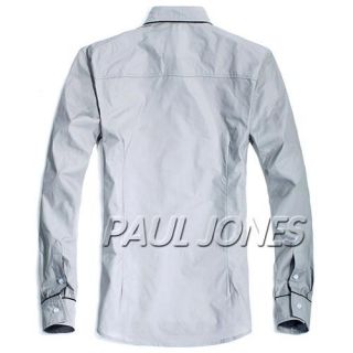 PAUL JONES Men’s Casual Slim Stylish Dress Shirts Fit blouse US XS/S