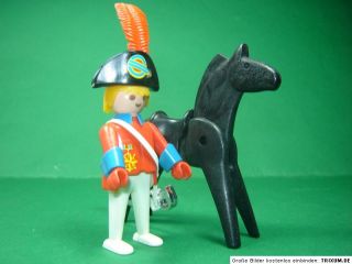 Playmobil 3387 Klicky 70er Jahre Garde Offizier Soldat m. Pferd Figur