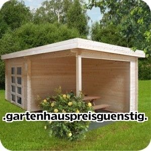 Gartenhaus Blockhaus Gerätehaus Holz 300x300+270x300,28 mm283939