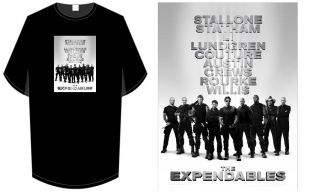 THE EXPENDABLES T Shirts stallone statham li 5 designs