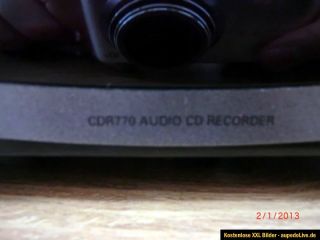 Philips CDR770 CD Recorder+ 5 TDK CD R Rohlinge 80min XG Reflex