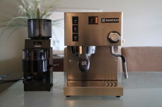 Rancilio Silvia Espresso Machine V3 and Gaggia MDF Grinder