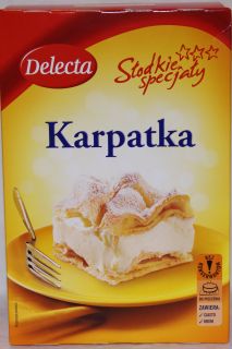 Delecta Kuchen Karpatka mit Creme