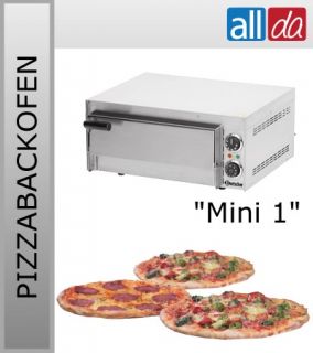 Pizzabackofen Mini1 Edelstahl 2kW/230V Ofen (203510)