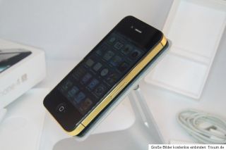 iPhone 4S schwarz GOLD 32GB TOP Zustand (T Mobile) Smartphone