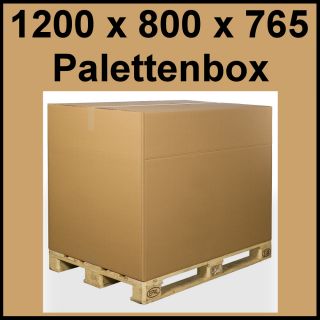 Palettencontainer Faltkartons Europaletten 1180 x 780 x 750mm