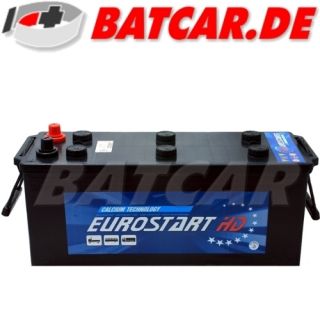 Autobatterie   LKW Batterie EUROSTART 12V 140Ah 780A/EN TOP QUALITÄT