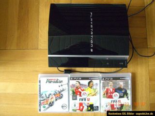 Sony PlayStation 3 80 GB Piano Black Spielkonsole CHECHK04 (PAL) FIFA
