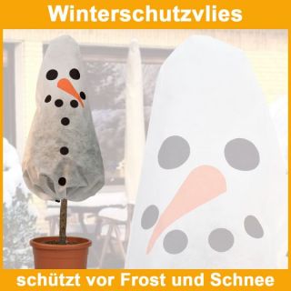 Wintervlies / Winterschutz Frostschutz für Pflanzen Haube Vlies Motiv