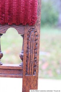 wunderschöne antike Gründerzeit Stühle   Löwenköpfe   neu