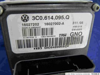 VW PASSAT 3C JETTA 2.0 TDI   ABS Hydraulikblock Block   3C0614095 Q