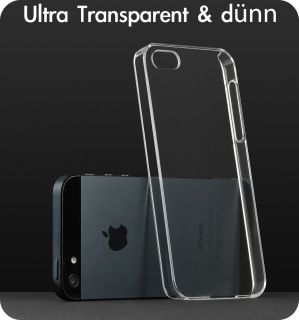iPhone 5 TPU Crystal Hard Case Schutzhülle Transparent Kristall hart
