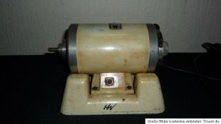 altes Uhrmacherwerkzeug   Motor für Drehbank