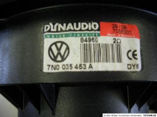 VW Sharan 7N Dynaudio Sound Lautsprecher 5N0 035 454 A 7N0 035 453 A