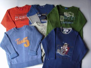 Paket Pullover T Shirt Sweatshirt Gr.104/110 6 Teile