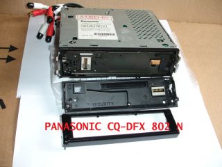 Panasonic CQ   DFX 802 N RDS CD Autoradio ohne Bedienteil *
