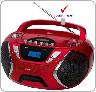 Clatronic SRR 828 Stereo Radiorecorder CD Player  Kassette Radio