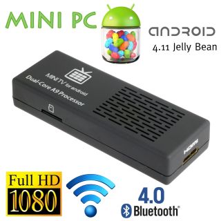 8GB Android 4.1.1 Mini PC Smart TV Spieler Dual Core 1,6GHz HDMI