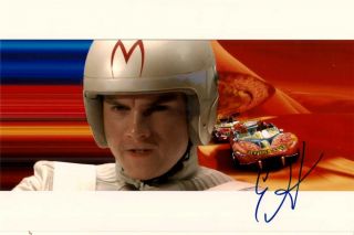 Emile Hirsch Autogramm   Speed Racer