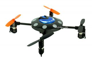 Mini UFO Quadcopter 2,4GHz RTF 360Grad Loopings RC Drohne 2 Akkus UDI