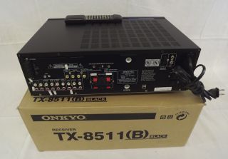 Onkyo TX 8511 2 Channel 100 Watt Receiver Power Amp With Remote & Box