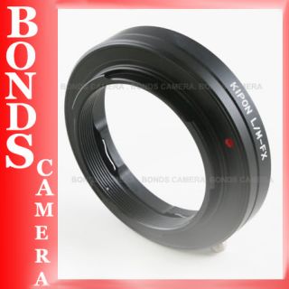 Kipon Leica M L/M LM mount lens to Fujifilm X Pro1 X1 Pro mount Camera