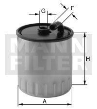 MANN Filter Kraftstoff Filter Dieselfilter WK 822/1